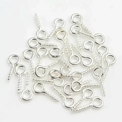 Штифт винтовой, 10х4х1 мм, 22 гр, серебро