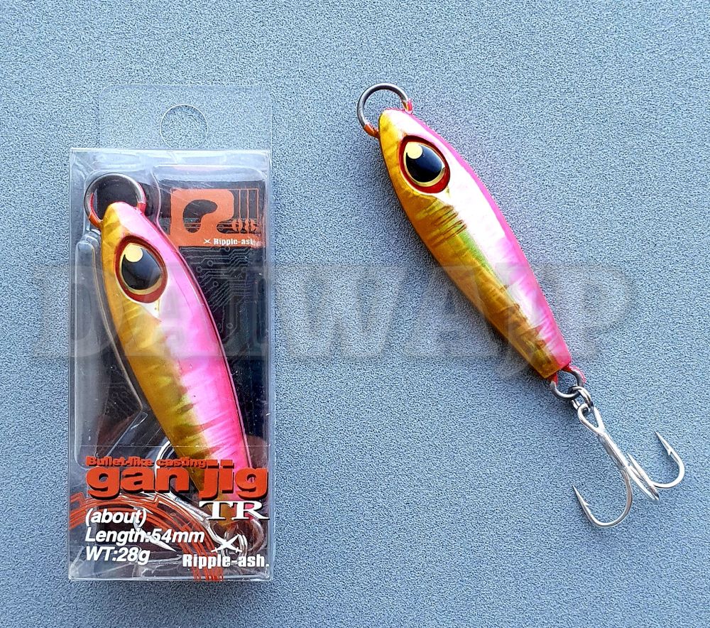 Пилькер TSURUGIYA GAN JIG 35g Pink Gold