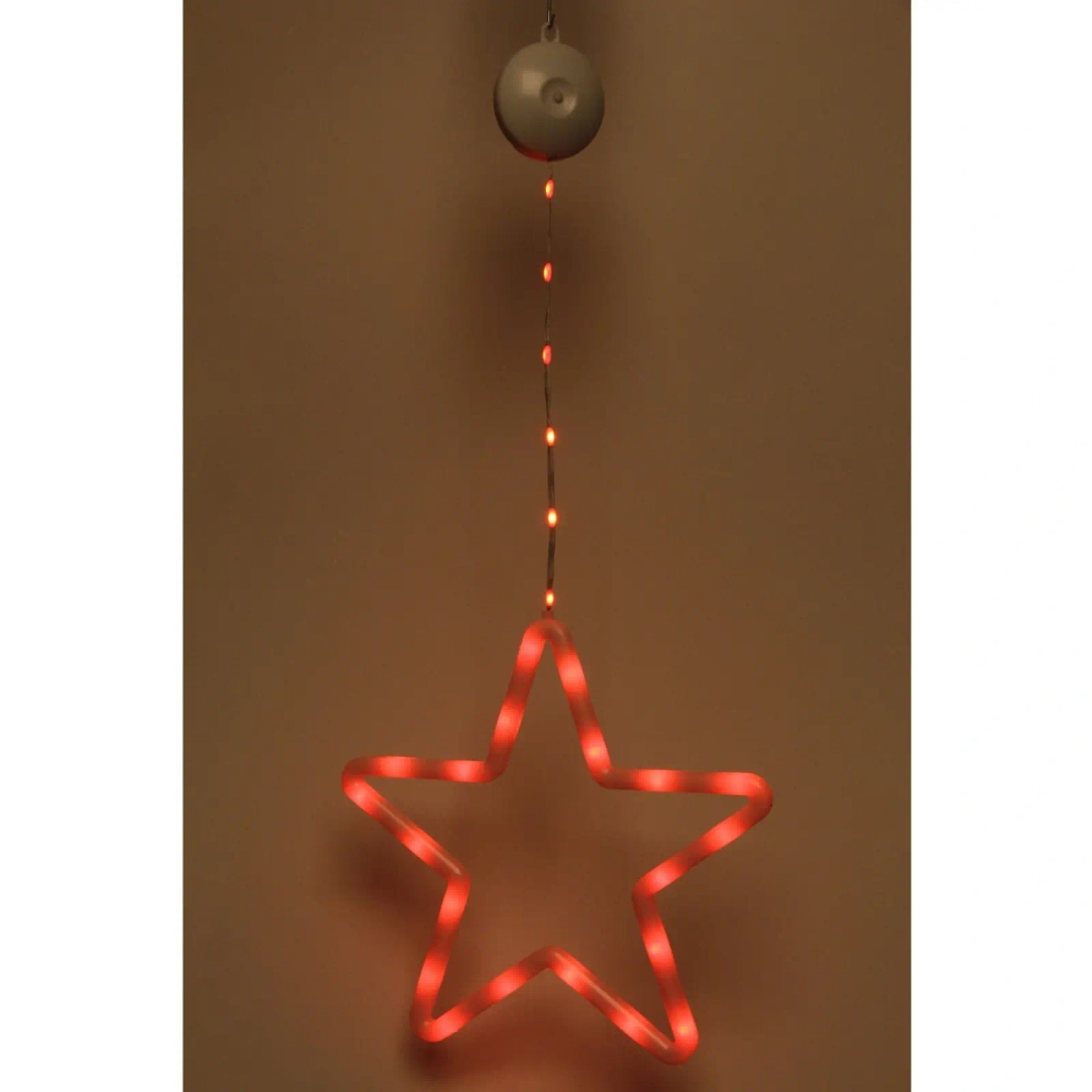 Фигура светодиодная «Звезда» 28х28 см (батарейки 3 ААА), 12 реж, Мультицвет