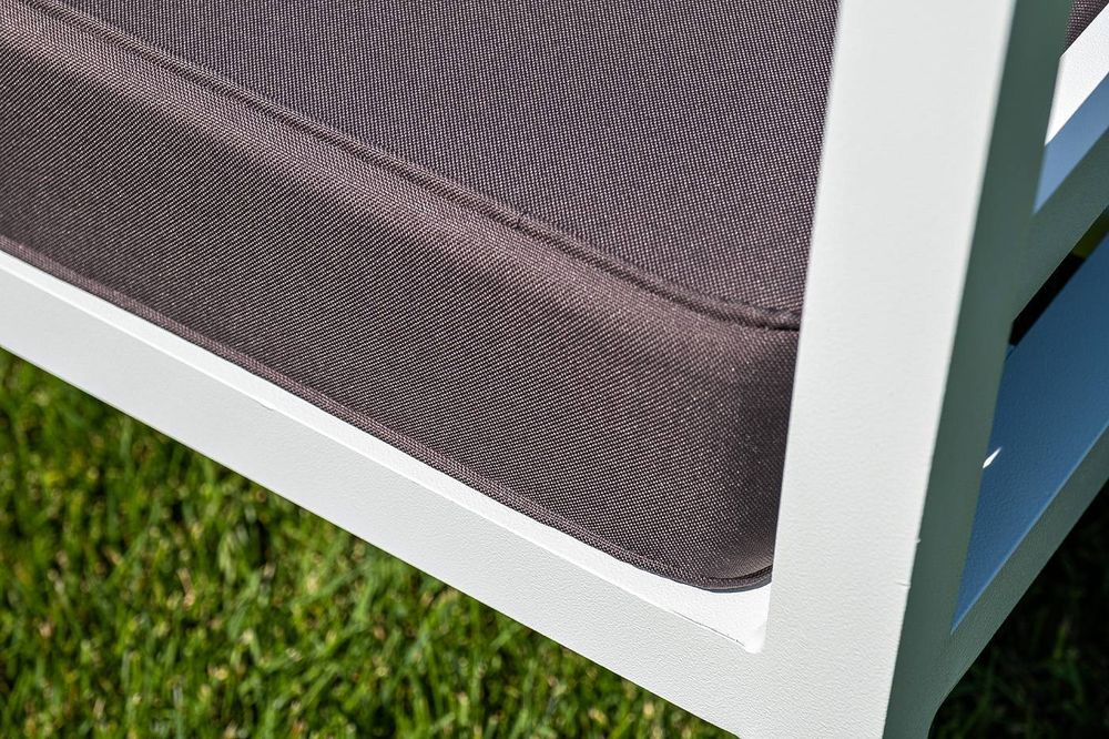 "Глория" модуль диванный правый, каркас из алюминия