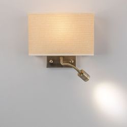 Citilux Декарт CL704303 Бра с бежевым абажуром и диммером