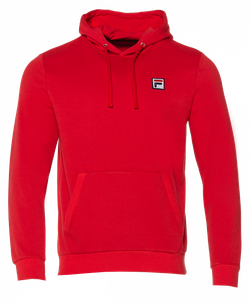 Мужская теннисная кофта Fila Sweathoody Edward M - красный