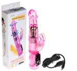 Мощный перезаряжаемый вибратор с клиторальной стимуляцией Baile (3 скорости) (Цвет: розовый)