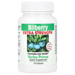 Yerba Prima, черника, 50 капсул (160 мг в 1 капсуле)