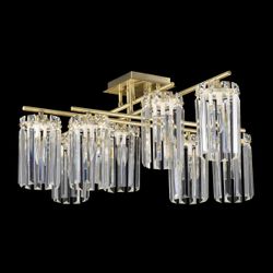 Citilux AXIS CL313283 Люстра хрустальная потолочная Бронза