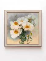 Картины на стену интерьерная на холсте 4 шт, 23*23 см