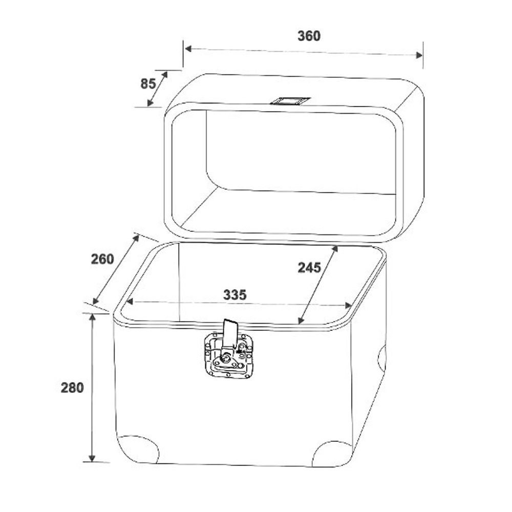 Кейс Для Виниловых Пластинок (Roadinger 80LP Black)