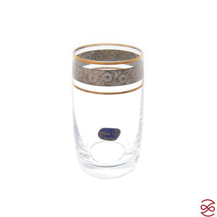 Набор стаканов Клаудия Панто Платина R-G 250мл (6 шт)