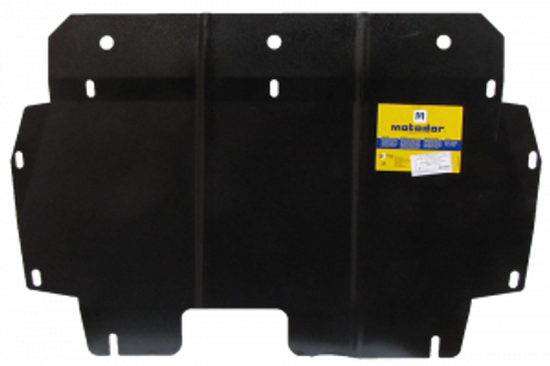 Защита картера Двигателя, КПП. 2 мм, Сталь. для Skoda Fabia 1999-2007 MOTODOR.02306