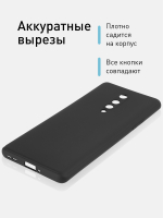 Чехол ROSCO для OnePlus 8 оптом (арт. ONEPLUS-8-COLOURFUL-BLACK)