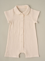 Песочник и чепчик для девочки, Бежевый