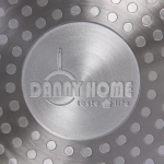 Кастрюля «White Night» 4,5л, стеклянная крышка, 24*10,5см