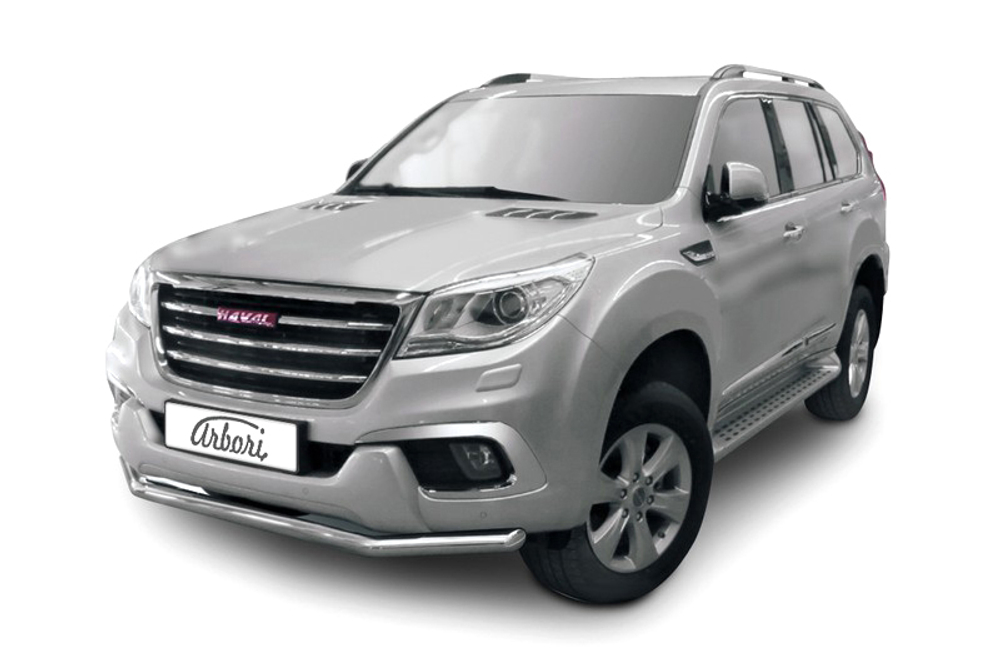 Защита переднего бампера Arbori d57 HAVAL H9 2015-2017