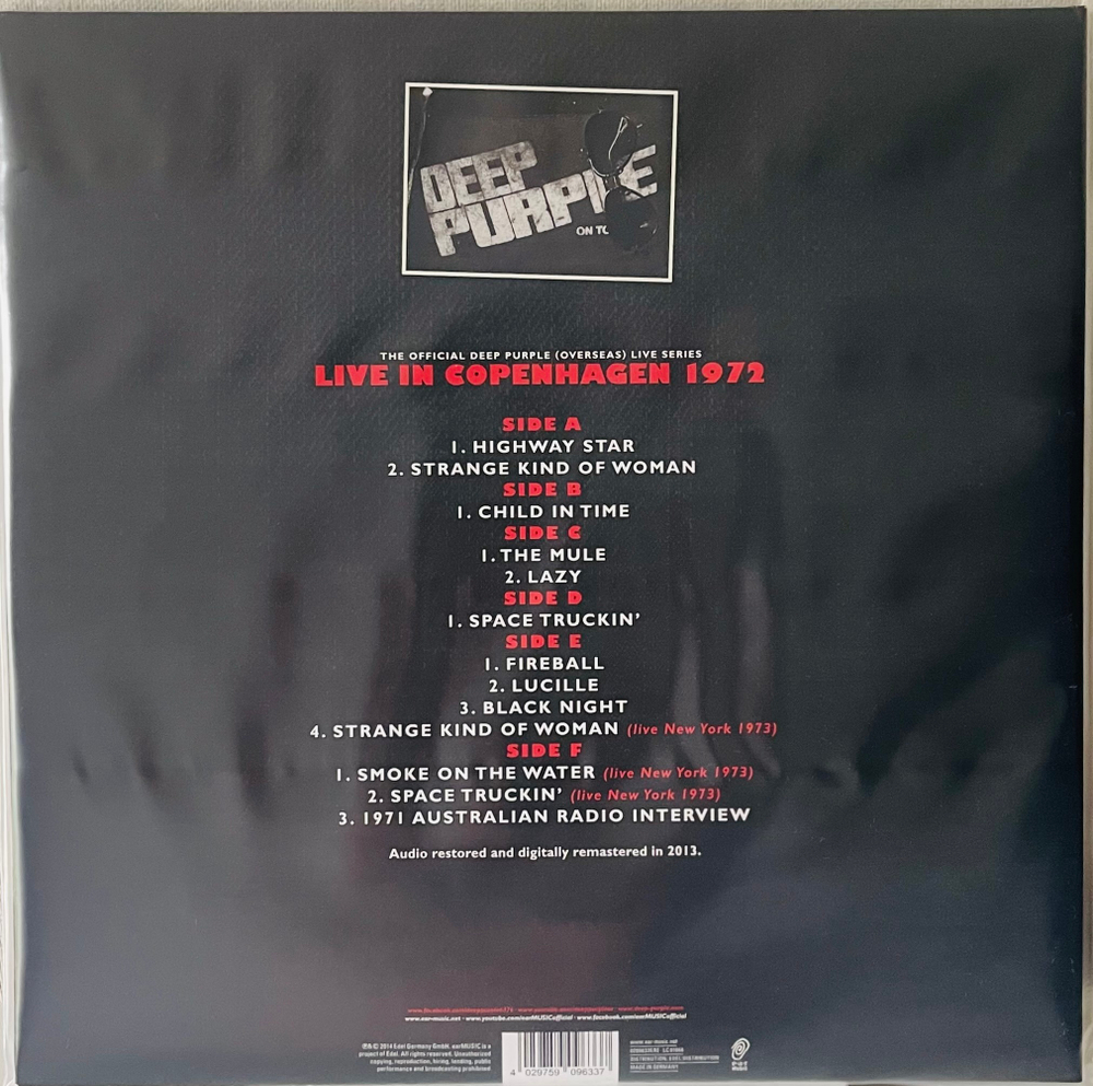 Deep Purple - Live In Copenhagen 1972