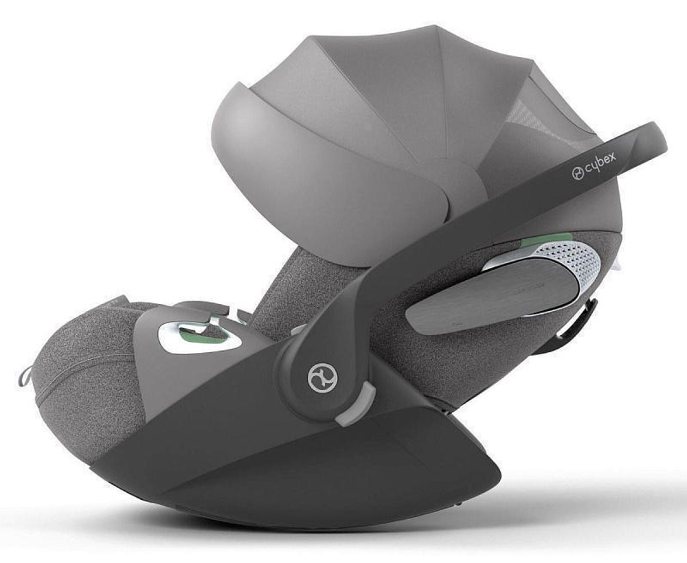 Коляска 3 в 1 Cybex Priam IV Matt Black complete и автокресло Cloud T i-Size Mirage Grey Plus Sepia Black