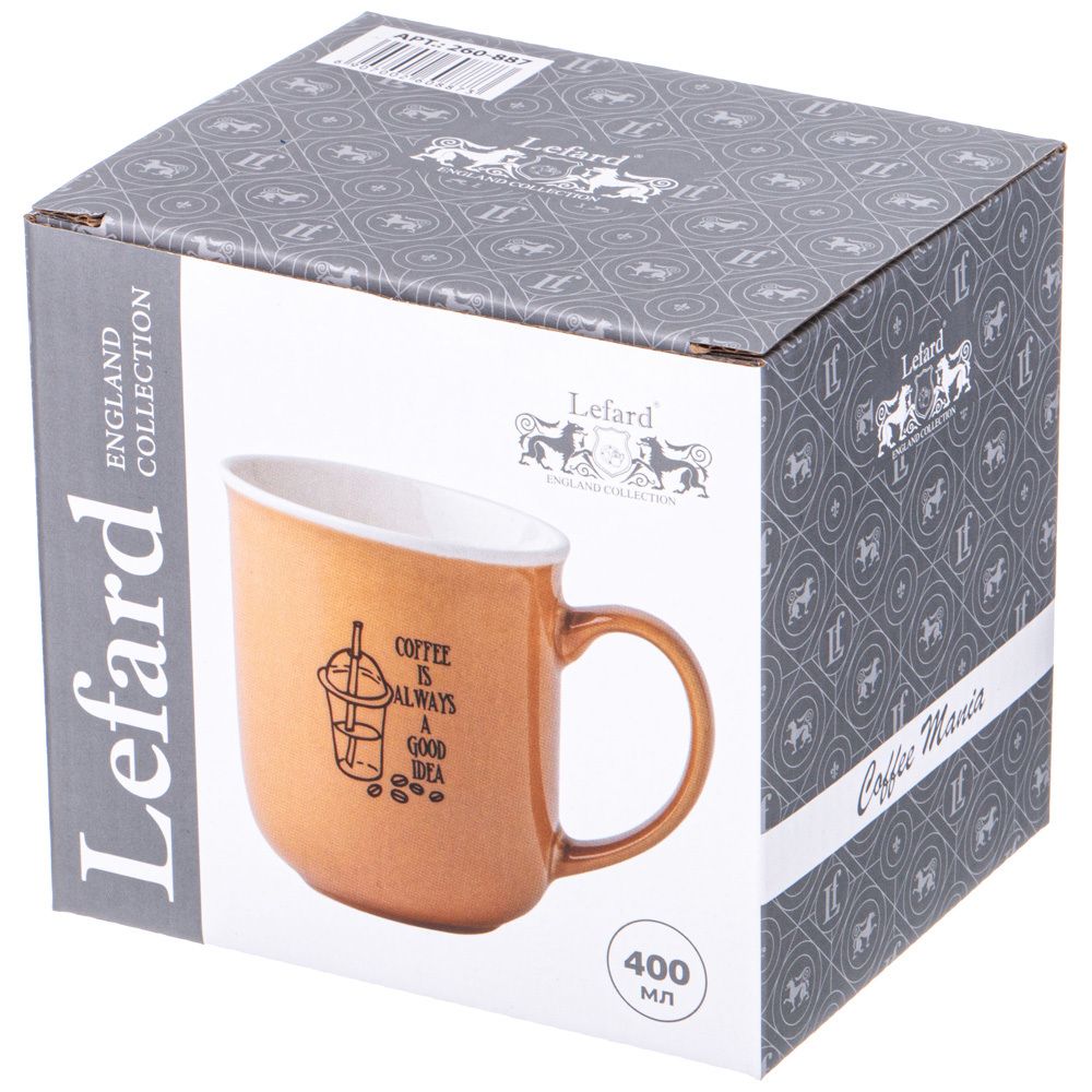КРУЖКА LEFARD "COFFEE IS ALWAYS" 400МЛ
