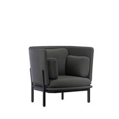 Stato Диван одноместный с низкой спинкой STA-01L Verona 66/Металл Черный 970*850*855