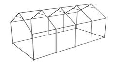 Шатер без стен "Гросс" 8 х 4