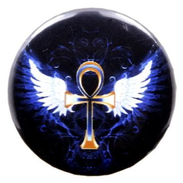 Значок Анкх с крыльями 36 мм (256)