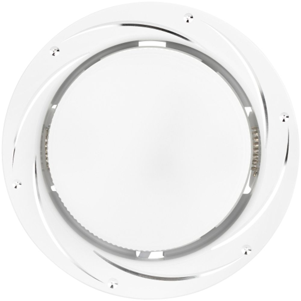 Светильник встраиваемый ЭРА KL 77 AL/WH /1 под лампу GX53 серебро/белый