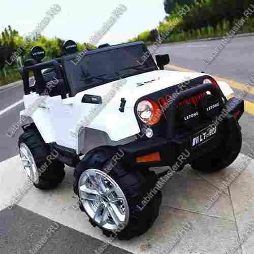 Детский электромобиль "Jeep Wrangler"  белый