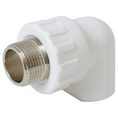 Угольник MeerPlast PPRC 20х1/2 НР белый (1/10/110)