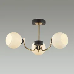 5642/3C COMFI LN23  чёрный, золотой Люстра потолочная E27 3*60W 220V BLISS