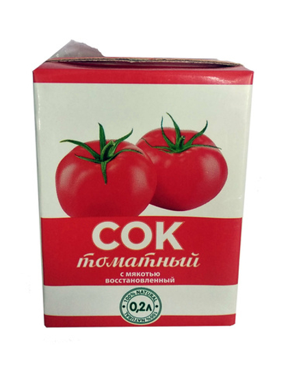 Сок Томатный ГОСТ Широкий Карамыш 0,2 л