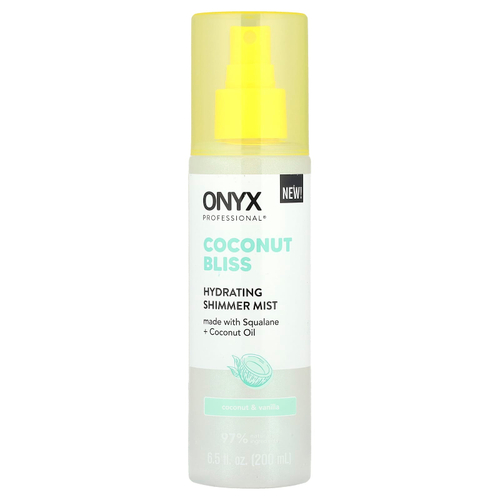 Onyx Professional, Coconut Bliss, увлажняющий спрей с мерцающим эффектом, кокос и ваниль, 200 мл (6,5 жидк. Унции)