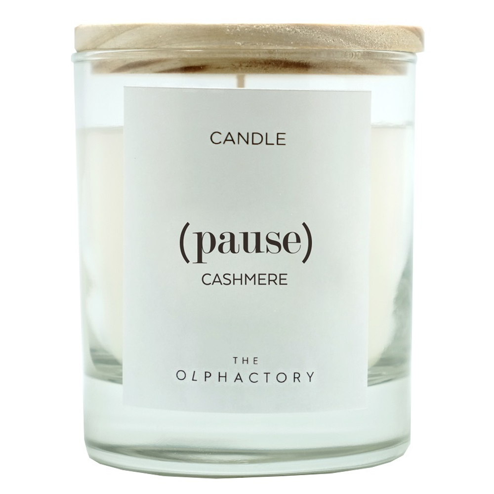 Свеча ароматическая the olphactory, pause, cashmere, 40 ч