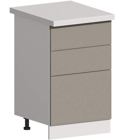 Кухня Модуль ШН3Я 500 Графит / Грей Софт