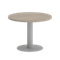 Home Office Стол журнальный круглый VR.SP-5-60.1G Дуб Аттик/Металл Серый 600*600*453