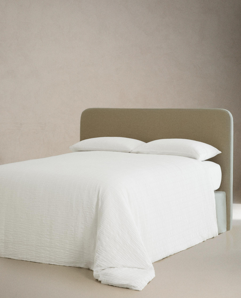 Пододеяльник Zara Home, хлопок 95%, вискоза 5%, однотонный, 6193/088