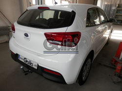 Фаркоп оцинкованный Galia K039C для Kia Rio IV хетчбек 2017-(паспорт и сертификат в комплекте)(без электрики)