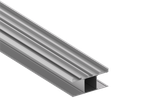 Накладной двусторонний алюминиевый профиль, 42,3х90х2000. Цвет: Анодированное серебро,серия:DN8HF