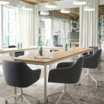 Офисный стул - IKEA TOSSBERG/LÅNGFJÄLL/LANGFJALL/ТОССБЕРГ/ЛОНГФЬЕЛЛЬ ИКЕА, 67х57х67 см, темно-серый