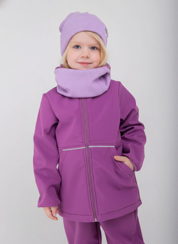 Костюм из софтшелла "Сливовый"