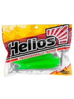 Виброхвост Helios Chebak 3,15"/8 см Electric green 7шт. (HS-3-007)