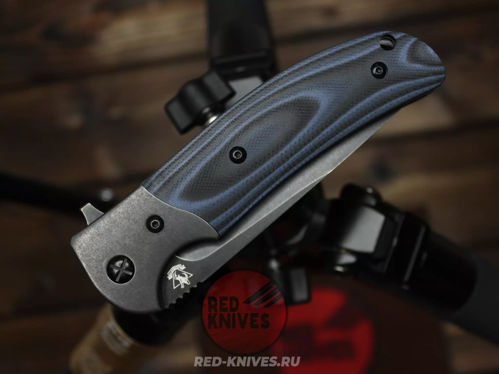 Нож Steelclaw "Резервист" сине-черные накладки