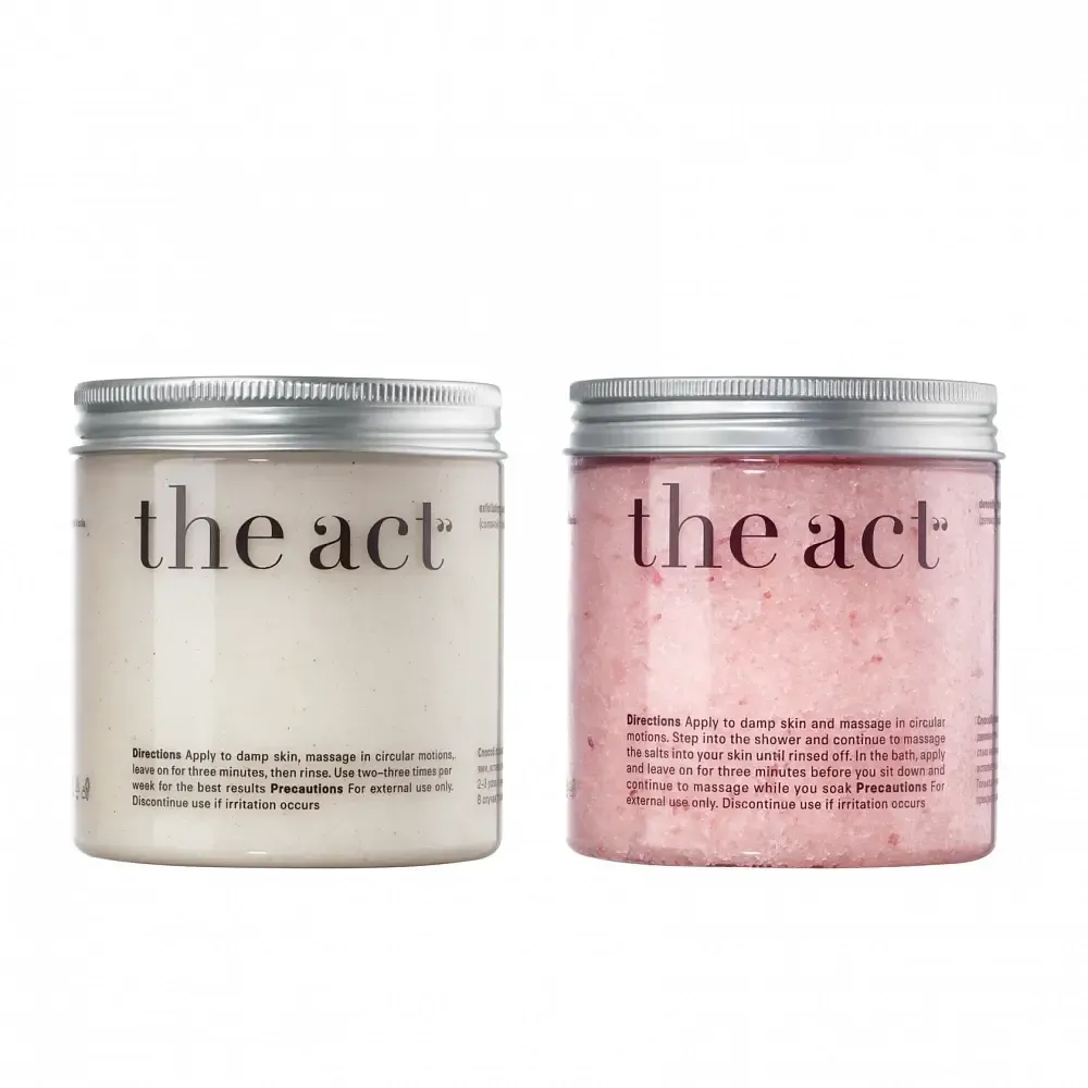 Набор из двух скрабов 2: кокос и грейпфрут The Act