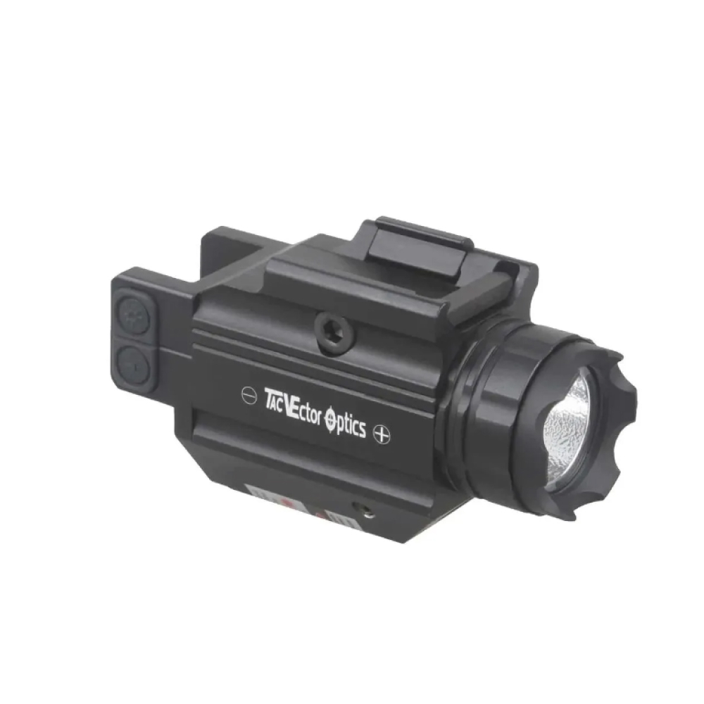 Лазерный целеуказатель Vector Optics Red Laser + фонарь