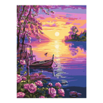 Картина по номерам 28,5*38см "Розовое побережье" (Lori)