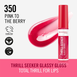 Rimmel Thrill Seeker Glassy Gloss - Объёмный блеск для губ, 10 ml