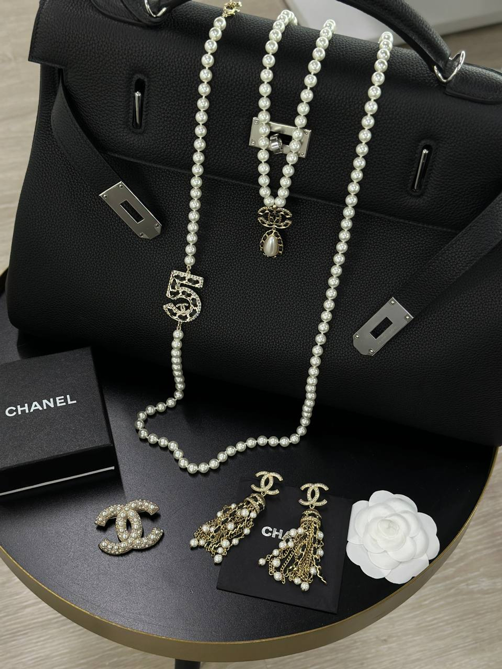 Серьги CHANEL