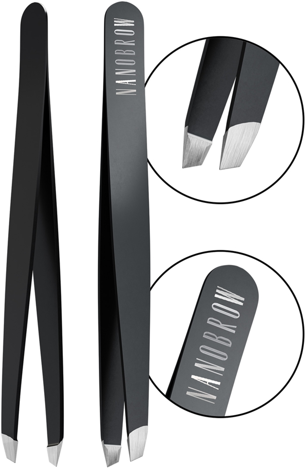 Nanobrow Tweezers - Пинцет с наклонным концом, 1 szt.