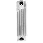 Радиатор биметаллический STOUT TITAN 350 - 14 секций (подключение боковое, цвет белый)