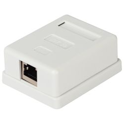 Розетка компьютерная RJ-45 ЭРА RJ01SH категория 5е экранированная 1-порт упаковка 40 шт | Разъёмы, переходники, ТВ делители