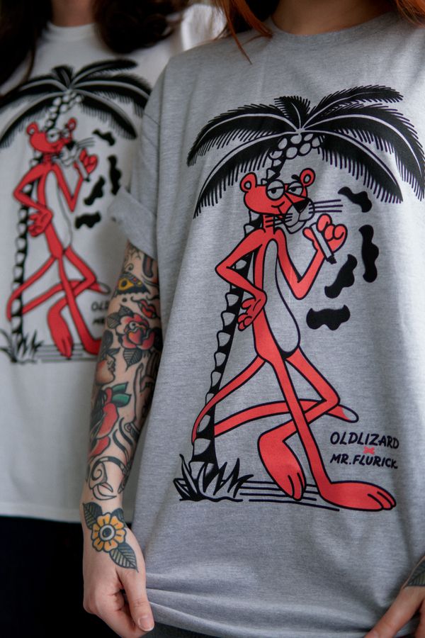 Футболка Pink Panther Серая - фото 7