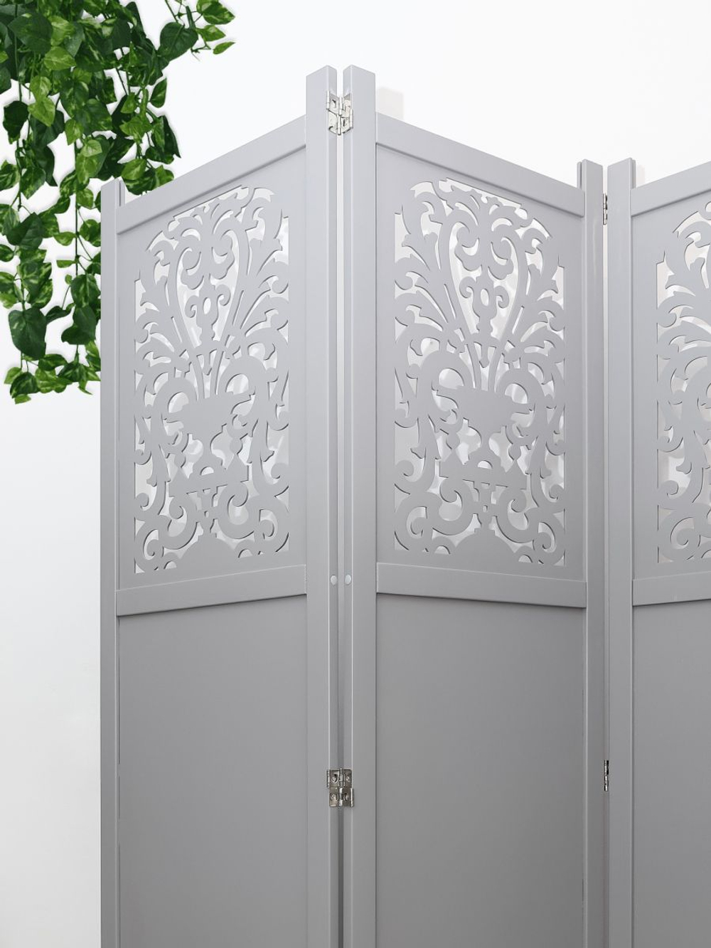 Ширма - перегородка для зонирования пространства деревянная резная "Прованс", 3 створки 1800 *480 мм