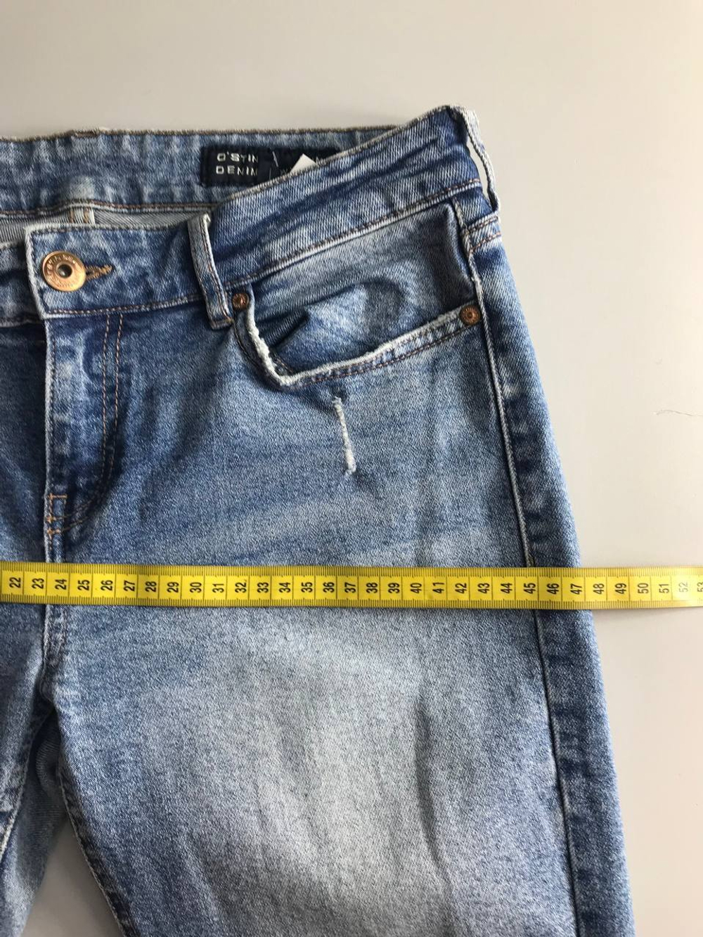 Джинсы Ostin базовые, маркировка 30/32, визуально на 46 размер